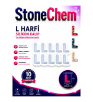 L Harfi Silikon Kalıp 10’lu – Epoksi Reçine Harf Kalıbı, Anahtarlık ve Takı Yapımı
