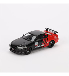 1:24 Ölçek Sesli Işıklı 4 Kapısı Kaput ve Bagajı Açılan Stantlı Model Araç Gtr Siyah Kırmızı