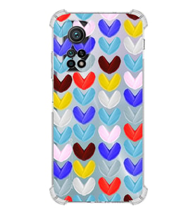 PrintiFy Xiaomi Mi 10 T Pro Uyumlu Water Color 1 Baskılı Şeffaf Köşe Korumalı Antişok Kılıf