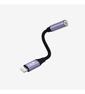 A199 Lightning › 3.5mm AUX Jakı Adaptörü (Mor)