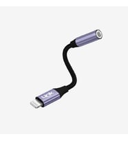 A199 Lightning › 3.5mm AUX Jakı Adaptörü (Mor)