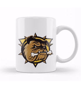 Georgia Bulldogs Pug Kupa Bardak Porselen