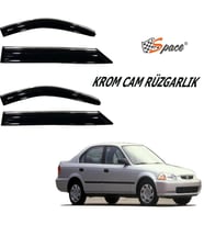 Krom Cam Rüzgarlığı 1.2Mm Honda Civic 1996/2001 4'Lü / Caru428 (Karışık)