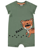 Civil Baby Roar Baskılı 6-18 Ay Tulum - Haki