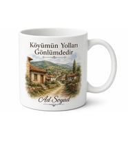 Köyünü Unutmayanlara Baskılı Kupa Bardak Hediye Nostalji Köy Temalı