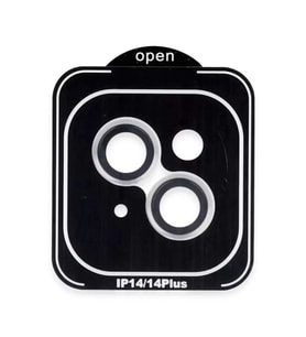 iPhone 14 PVD Metal Kamera Lens - Gümüş