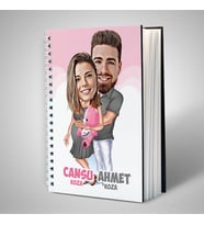 Bebeğimizi Beklerken Karikatürlü Defter