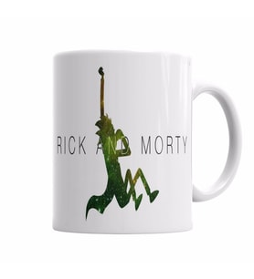 Rick and Morty  Kupa Bardak Porselen