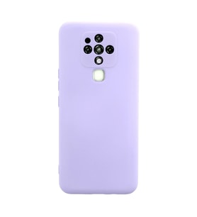 Tecno Camon 16 Kılıf Nano İçi Kadife Silikon - Lila
