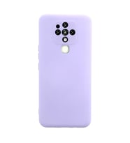 Tecno Camon 16 Kılıf Nano İçi Kadife Silikon - Lila