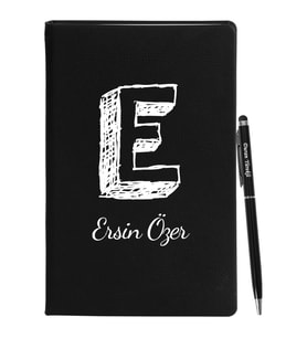 Yılbaşı İçin Kişiye Özel Tasarım Defter Kalem Seti