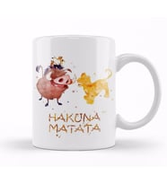 Hakuna Matata 02 Kupa Bardak Porselen