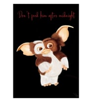 Gizmo,gremlins Filmi Tablo Ahşap Poster Dekoratif