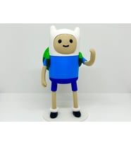 Finn the Human Figürü - 3D Yazıcı Tasarım Adventure Time Biblosu - Macera Zamanı Finn Heykelcik