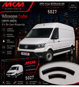 Volkswagen Crafter (2019-2023) 2'li Ön Mugen Cam Rüzgarlığı