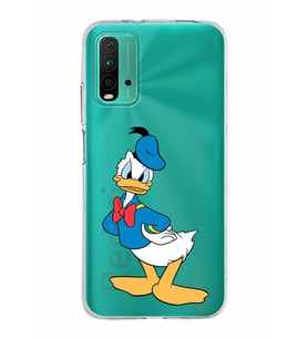 Xiaomi Poco M3 Uyumlu Kapak Donald Duck Tasarımlı Şeffaf Silikon Kılıf