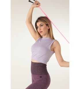 Mio Studio Turtleneck Sports Crop (Açık Lila)