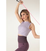 Mio Studio Turtleneck Sports Crop (Açık Lila)