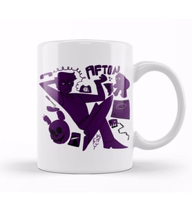 Five Nights At Freddys Purple Guy Kupa Bardak Porselen