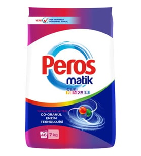 Peros Matik Toz Deterjan Canlı Renkler 7 Kg - 46 Yıkama