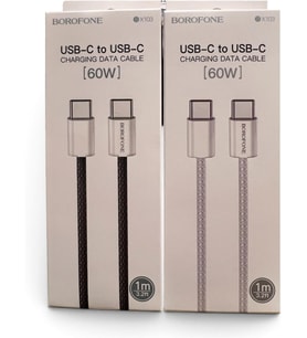 STORE USB-C to USB-C 2 Adet Hızlı Şarj Kablosu Type-C 60W PD, 1m Örgülü Şarj Kablosu USB-C Cihazlarla Uyumlu - ST
