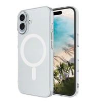Apple iPhone 17 Uyumlu Kılıf IC Çipli M-Safe Şarj Özellikli Şeffaf Kamera Çerçeveli Zore Toledo Kapak