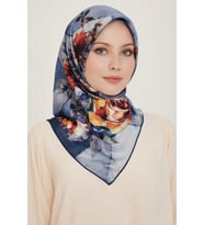 Aker Polyester Rayon Eşarp 7488769 (Lacivert)