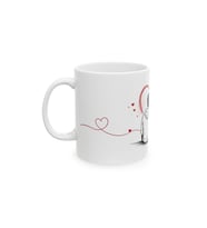 Seninle Güzel Romantik Sevgili Çift Temalı A Sınıf Porselen Kupa 330 ml KF07102641