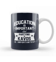 Education Is Important Kavos Is Importantest Kupa Bardak Porselen