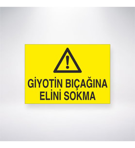 Giyotin Bıçağına Elini Sokma