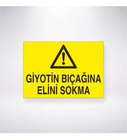 Giyotin Bıçağına Elini Sokma