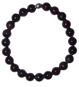 MMİF GARNET BİLEKLİK DOĞALTAŞ 8MM AAA KALİTE BORDO TUTKU TAŞI
