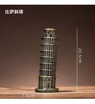 Pisa Tower Pisa Kulesi Metal Biblo