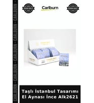 Özel Üretim Hediyelik Şık Aksesuar Kişisel Tasarım Taşlı İstanbul Tasarımı El Aynası İnce Alk2621