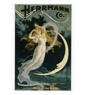 Herrmann Co. Sihirli Poster Tablo Ahşap Poster Dekoratif