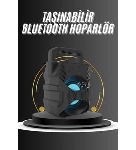 Kablosuz Bluetooth Hoparlör Ses Bombası RGB Işıklı Taşınabilir Yüksek Ses Kaliteli