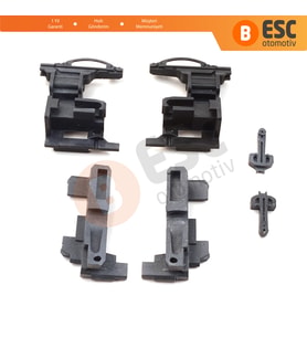Mercedes A Serisi W168 W169 B Serisi W245 İçin Lamella Kayar Sunroof Rüzgarlık Plastik Tamir Seti