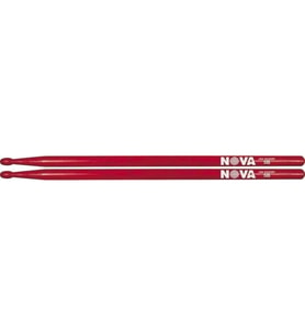 Vic Firth N5BR Nova 5B Red Baget Ekonomik Seri - Kırmızı Kaplama - Ahşap Uç