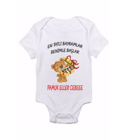 Bayramlık Zıbın Model 1 Bebek Zıbın Body