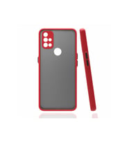 OnePlus Nord N10 5G Uyumlu Kılıf Zore Hux Kapak (Kırmızı)