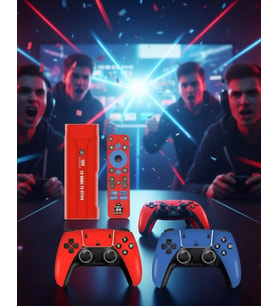 Retro Android Game Stick 64Gb 10K Hd Çift Kişilik Oyun Konsolu
