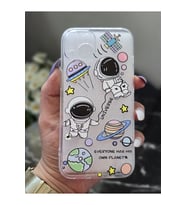 Iphone 14 Uyumlu Baskılı Şeffaf Telefon Kılıfı