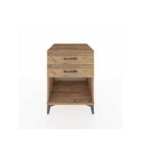 Kronos Komodin 2 Çekmeceli 60x59x80 Çam-Çam