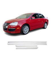 Volkswagen Jetta Krom Yan Kapı Çıtası 2006-2011 Arası Paslanmaz Çelik