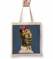 Homer Simpson 2 Bez Çanta Uzun Saplı