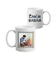 Babalar Günü Hediyesi Canım Babam Fotoğraflı Kupa Bardak