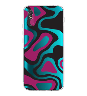 Xiaomi Redmi 9A  Kamera Korumalı Kapak Renkli Desen Tasarımlı Şeffaf  Kılıf