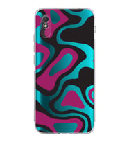 Xiaomi Redmi 9A  Kamera Korumalı Kapak Renkli Desen Tasarımlı Şeffaf  Kılıf