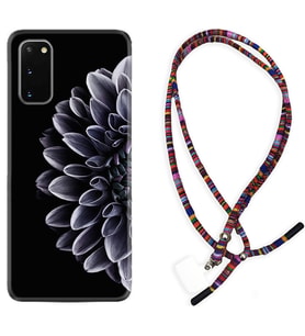 Samsung A02S A03S A10 A12 A13 A21S A22 Kılıf Boyun Asklı Rasta Silikon Çiçekler 1639