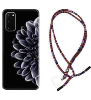 Samsung A02S A03S A10 A12 A13 A21S A22 Kılıf Boyun Asklı Rasta Silikon Çiçekler 1639